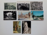 Colecionismo Cartão Postal Fotografia. Lote com 8 cartões postais antigos da Itália.