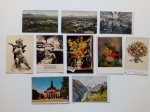 Colecionismo Cartão Postal Fotografia. Lote com 10 cartões postais antigos, sendo a maioria da Alemanha.