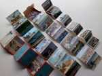 Colecionismo Cartão Postal Fotografia. Lote com 4 cartelas sanfonadas: Caldas da Imperatriz, Recuerdo del Uruguay, Ilha de Paquetá e Souvenir di Fasano di Puglia.