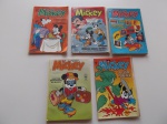 Gibi ou HQ - 5 revistas Mickey, década 80/90, editora Abril.
