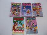 Gibi ou HQ - 5 revistas do Cascão década de 80/90, editora Abril.