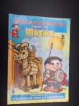 Gibi ou HQ - Clássicos da Literatura Turma da Mônica nº 2 Chico Bento em O Burrico de Tróia e o Galodiador, ano 2006, editora Mauricio de Sousa e Globo, revista com 74 páginas, mede 27x19cm ( AxL ).