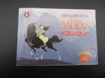 Mini revista Disney Mulan nº 4, ano 1998, editora Abril, 82 páginas, capa com pequeno amassado.