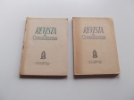 2 Revistas do Clube Militar, nºs 111 e 112, ano 1951, diretor Major Humberto Freire de Andrade, laterais e páginas amareladas.