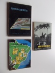 3 Revistas do Clube Militar, nºs 150, 151 e 152, década de 60/70, diretor Tenente Coronel Aldo Pereira, laterais amareladas.