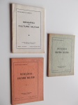 3 periódicos Mensário de Cultura Militar Estado Maior do Exército, ano 1953, laterais amareladas.