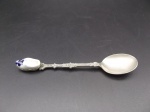 Colher da Holanda com tamanco em porcelana. Mede 11cm de comprimento. Colherzinha. Made in Holand.