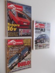 3 Revistas Quatro Rodas, ano 1993, com matéria de capa: Tempra 16 v, F1 A Aula de Ayrton Senna  na Chuva, BMW M3.
