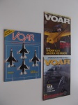 3 Revistas Voar - Revista Internacional de Aviação, editora Voar.