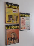 3 Revistas Eletrônica, nºs 59, 63, 65, ano 1977/78, editora Saber.