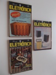 3 Revistas Eletrônica, nºs 67, 68 e 70, ano 1978, editora Saber.