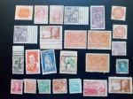 Colecionismo Filatelia Selos Antigos. Lote com 25 selos do Brasil.