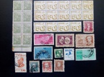 Colecionismo Filatelia Selos Antigos. Lote com 34 selos do Brasil.