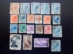 Colecionismo Filatelia Selos Antigos. Lote com 21 selos da Itália - Republica Italiana.
