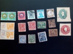 Colecionismo Filatelia Selos Antigos. Lote com 18 selos estrangeiros.