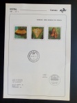 Colecionismo. Edital da série de selos Museus de Ciência com carimbo de primeiro dia de circulação 18 de maio de 1981 e carimbo da série.