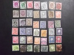 Colecionismo Filatelia Selos Antigos. Lote com série de 42 selos da Alemanha - Deutsche Bundespost.