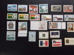 Colecionismo Filatelia Selos Antigos. Lote com 24 selos do Brasil.