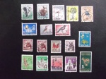 Colecionismo Filatelia Selos Antigos. Lote com 18 selos da África: South Africa, Suid, Suidwes.