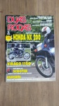 Revista Duas Rodas Motociclismo, nº 232, ano 1995, editora Sisal, matéria de capa: Honda NX 200, Freios Troque Lonas e Pastilhas de Sua Moto.
