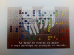 Colecionismo Filatelia Selo. Bloco Brasil 1979 150 Anos da Primeira Publicação em Braile.