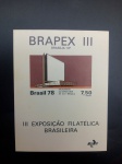 Colecionismo Filatelia Selo. Bloco Brasil 1978 Brapex III Inauguração Edifício Sede da ECT.