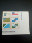 Colecionismo Filatelia Selo. Série 6 selos Brasil 83 - Bandeiras dos Estados do Brasil.