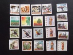 Colecionismo Filatelia Selos Antigos. Lote com 21 selos do Brasil. 1983.