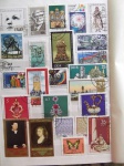 Colecionismo Filatelia Selos Antigos. Lote com selos estrangeiros, conforme foto. Somente os selos, sem a folha do álbum classificador (E02).
