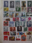 Colecionismo Filatelia Selos Antigos. Lote com selos estrangeiros, conforme foto. Somente os selos, sem a folha do álbum classificador (E03).