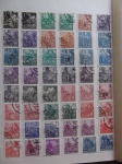 Colecionismo Filatelia Selos Antigos. Lote com selos estrangeiros, conforme foto. Somente os selos, sem a folha do álbum classificador (E06).