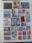 Colecionismo Filatelia Selos Antigos. Lote com selos estrangeiros, conforme foto. Somente os selos, sem a folha do álbum classificador (E11).
