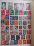 Colecionismo Filatelia Selos Antigos. Lote com selos estrangeiros, conforme foto. Somente os selos, sem a folha do álbum classificador (E12).
