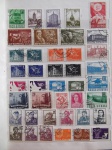 Colecionismo Filatelia Selos Antigos. Lote com selos estrangeiros, conforme foto. Somente os selos, sem a folha do álbum classificador (E19).