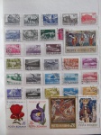 Colecionismo Filatelia Selos Antigos. Lote com selos estrangeiros, conforme foto. Somente os selos, sem a folha do álbum classificador (E21).