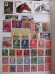 Colecionismo Filatelia Selos Antigos. Lote com selos estrangeiros, conforme foto. Somente os selos, sem a folha do álbum classificador (E22).