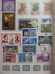 Colecionismo Filatelia Selos Antigos. Lote com selos estrangeiros, conforme foto. Somente os selos, sem a folha do álbum classificador (E28).