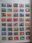 Colecionismo Filatelia Selos Antigos. Lote com selos estrangeiros, conforme foto. Somente os selos, sem a folha do álbum classificador (E32).