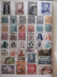 Colecionismo Filatelia Selos Antigos. Lote com selos nacionais, conforme foto. Somente os selos, sem a folha do álbum classificador (N02).