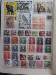 Colecionismo Filatelia Selos Antigos. Lote com selos nacionais, conforme foto. Somente os selos, sem a folha do álbum classificador (N10).