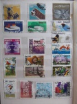 Colecionismo Filatelia Selos Antigos. Lote com selos nacionais, conforme foto. Somente os selos, sem a folha do álbum classificador (N14).