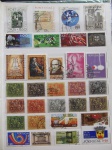 Colecionismo Filatelia Selos Antigos. Lote com selos nacionais, conforme foto. Somente os selos, sem a folha do álbum classificador (E38).