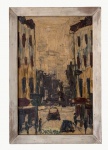 Diazalmada - Óleo sobre placa - Medindo 45 x 29 cm.