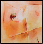 Gaby Faltai de Castro, `Abstrato` – óleo sobre tela – med. 110 x 110 cm