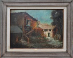 Ennio Tiano, `Casario` – óleo sobre tela – med. 60 x 80 cm