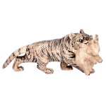 Pequena escultura chinesa em marfim com realces a nanquim, representando tigre com coelho na boca. 3 x 7 cm. Este lote encontra-se em Belo Horizonte, MG, e só estará disponível em nossa loja a partir do dia 13 de Outubro.