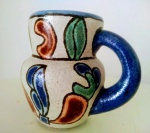 BRENNAND, Jarra - cerâmica vitrificada - 22 cm de Altura - Com selo da Oficina Cerâmica Brennand