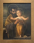 J. E. BARBOSA, Arte Sacra - óleo sobre tela - 54x42 cm - acid F.M.A. (No estado)