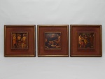 QUADROS, três (3) litos (reproduções) emolduradas, baseadas na obra de VELAZQUEZ, possuem pequenos defeitos.