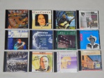 MÚSICA, doze (12) CDs diversos, músicos variados.